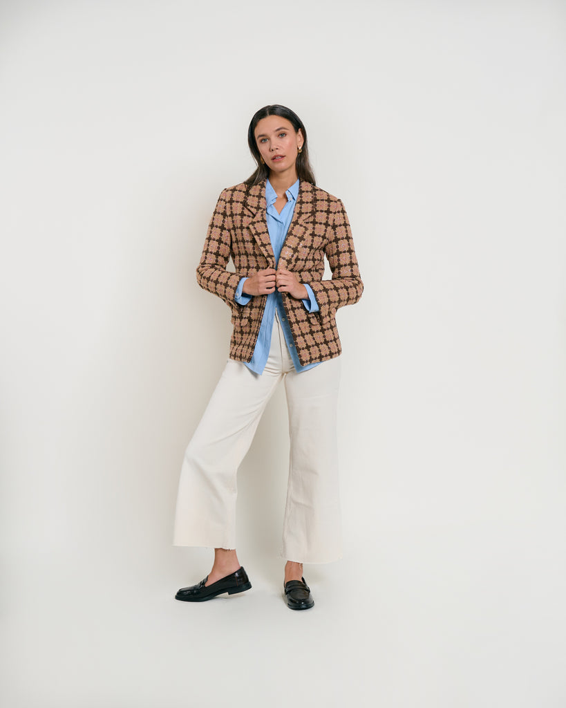 Charlize Check Tweed Jacket