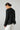 black glitten wool fabric end of roll tweed boucle jacket blazer casual formal smartwear businesswear frays fraying