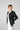 black glitten wool fabric end of roll tweed boucle jacket blazer casual formal smartwear businesswear frays fraying