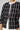 wool black checked silk fabric end of roll tweed boucle jacket blazer casual formal smartwear businesswear frays fraying oversized tailored